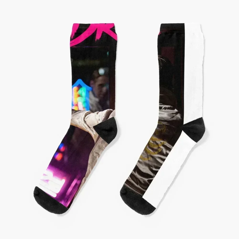 

drive movie Ryan gosling Socks luxury bright garter cartoon set Designer Man Socks Women's
