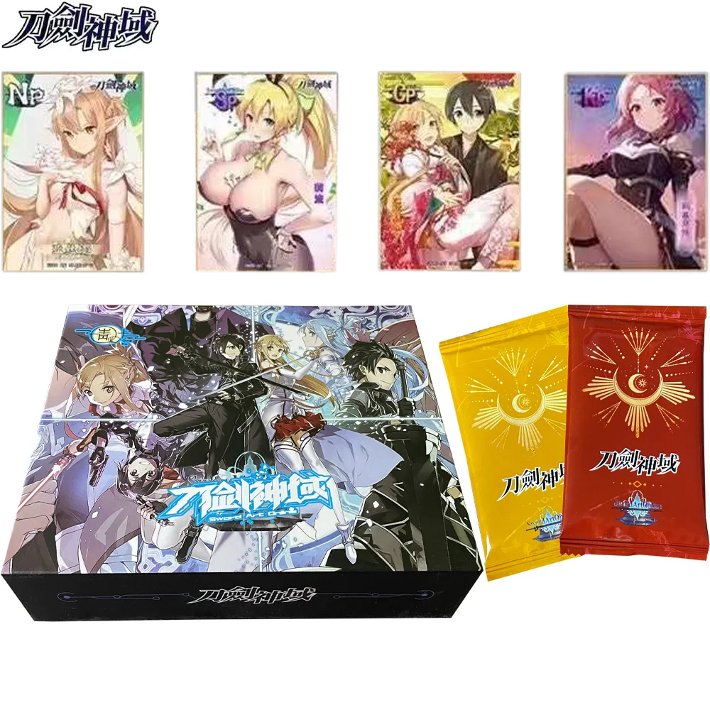 Special price Sword Art Online Collection Cards SSP Yuuki Asuna Anime TCG Kids Game Birthday Table Toys Gift