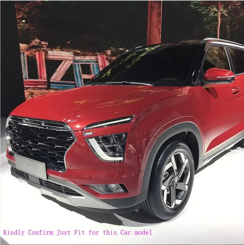 Nakładki na klamki boczne z włókna węglowego ABS do Hyundai Cantus Creta ix25 2020 2021, akcesoria do stylizacji zewnętrznego wyglądu samochodu — zdjęcie 7