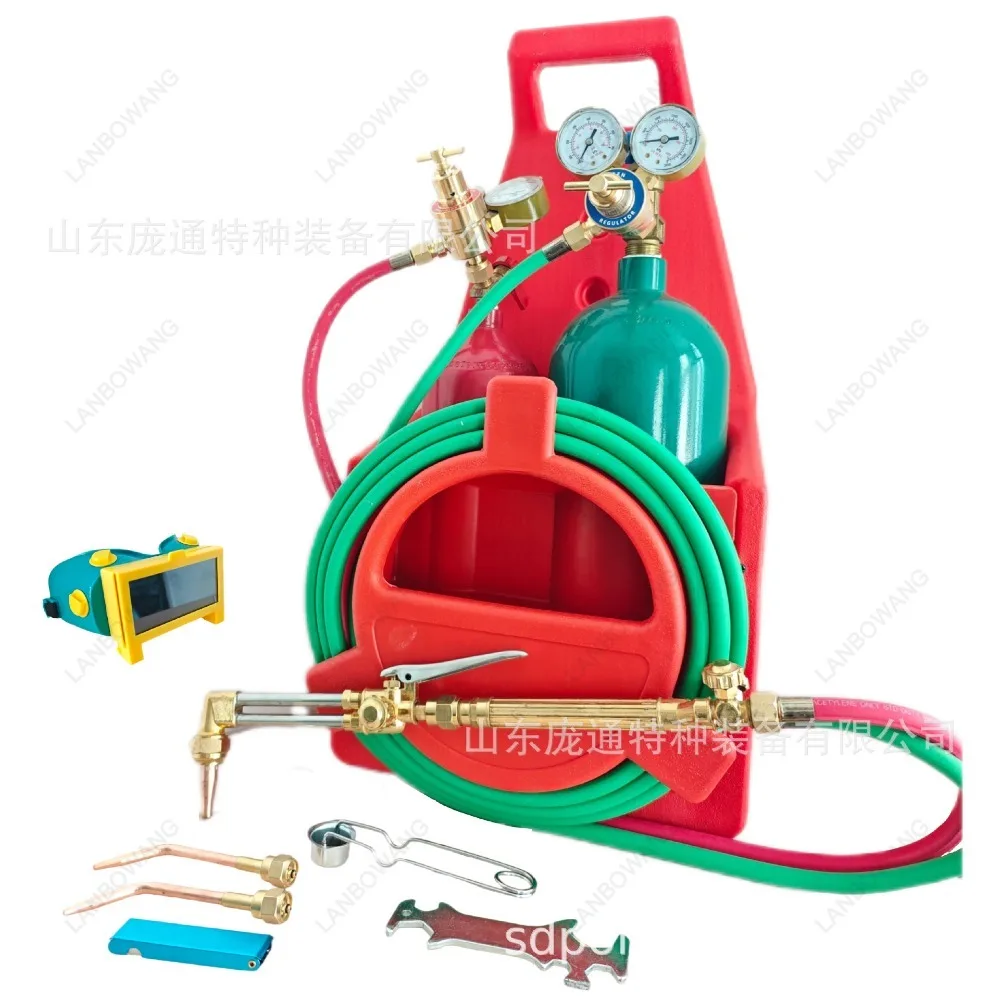 Portable Welding Torch Kit CGA200 CGA540 Dual Purpose Welding Cutting Gas Torch