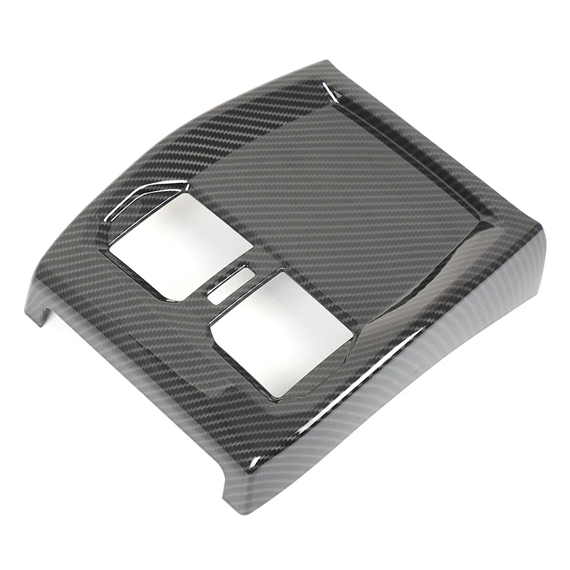For BMW 4 Series/G22 G23 2024 2025 rear exhaust air outlet frame Air outlet anti-kick cover Carbon fiber pattern Low-end version