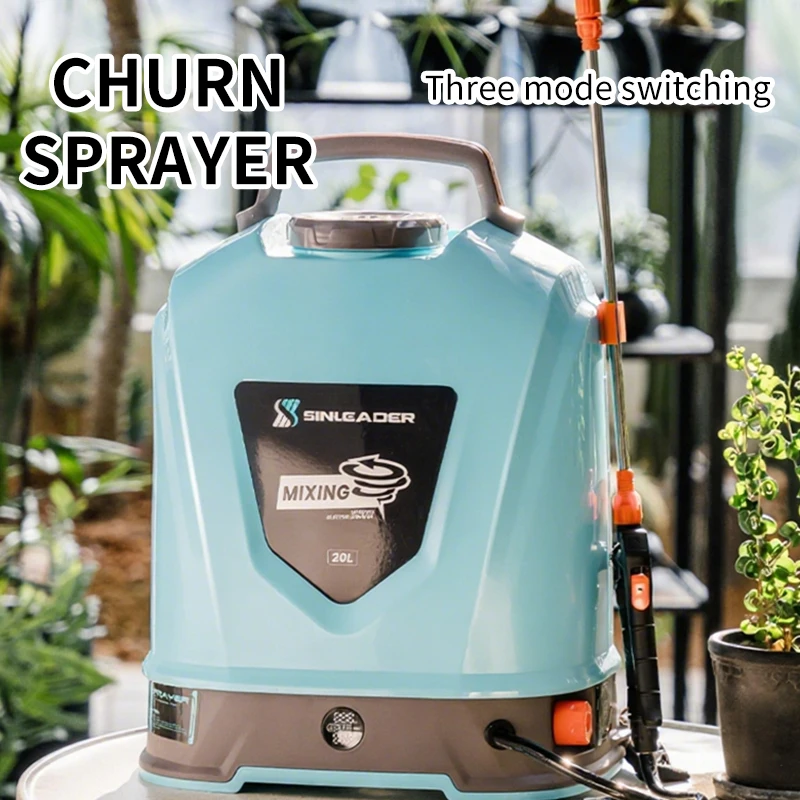 

DIVEDEER 20 liter electric double pump mixer sprayer equipped with lithium ion battery high power agricultural pesticide sprayer
