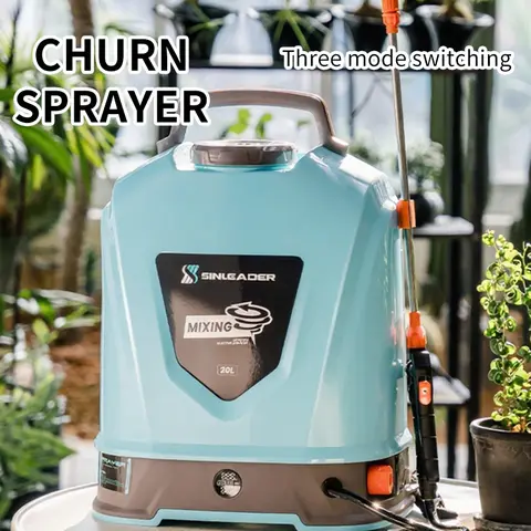 DIVEDEER 20 liter electric double pump mixer sprayer equipped with lithium ion battery high power agricultural pesticide sprayer