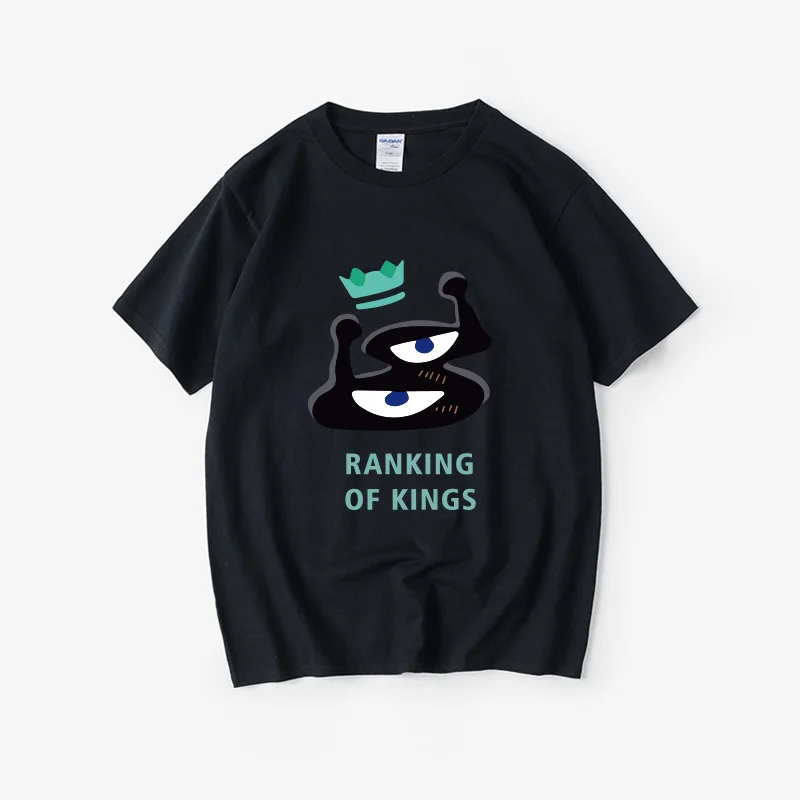 

Футболка King Rank Bogo Prince Cak в стиле аниме и мультфильма, коллаборация, хлопок, летняя мода