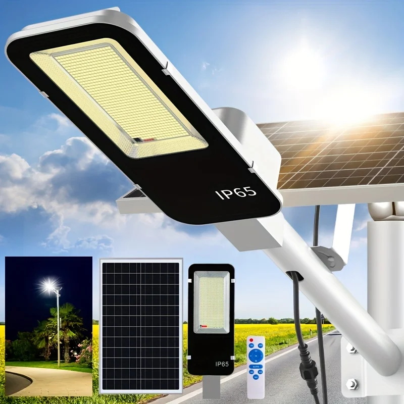 Solar-Powered Outdoor Lights – 18000mAh Battery, 651 LED Bulbs, Durable Aluminum Housing, Flexible Mounting Options for Gardens, Garages, Courtyards, Commercial Areas & Pathways view 7