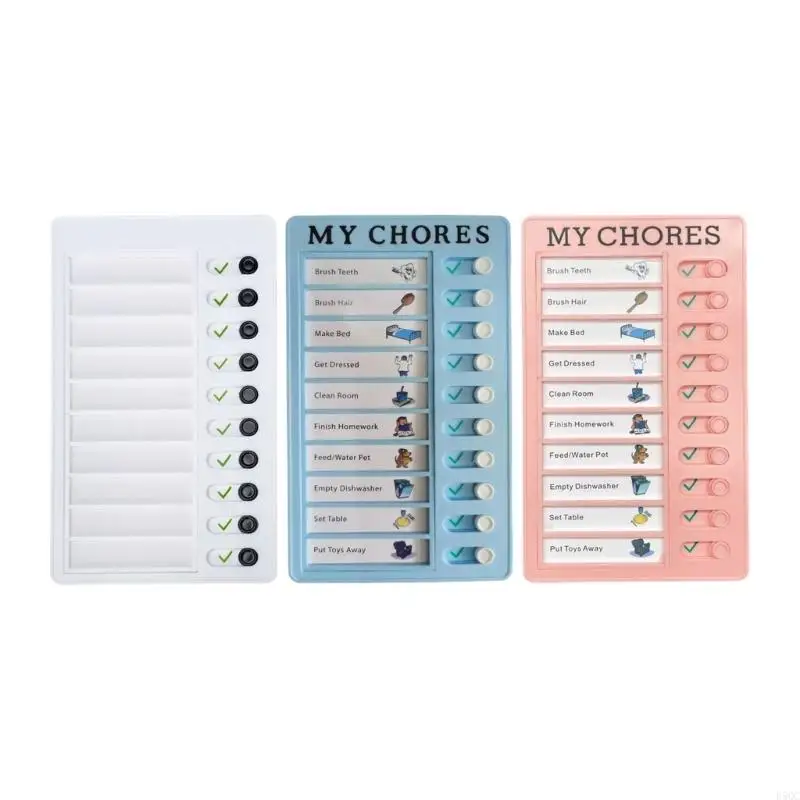 Daily Routine Chart for Kid Daily Chore Checklist Board Task Organiser Chart D5QC
