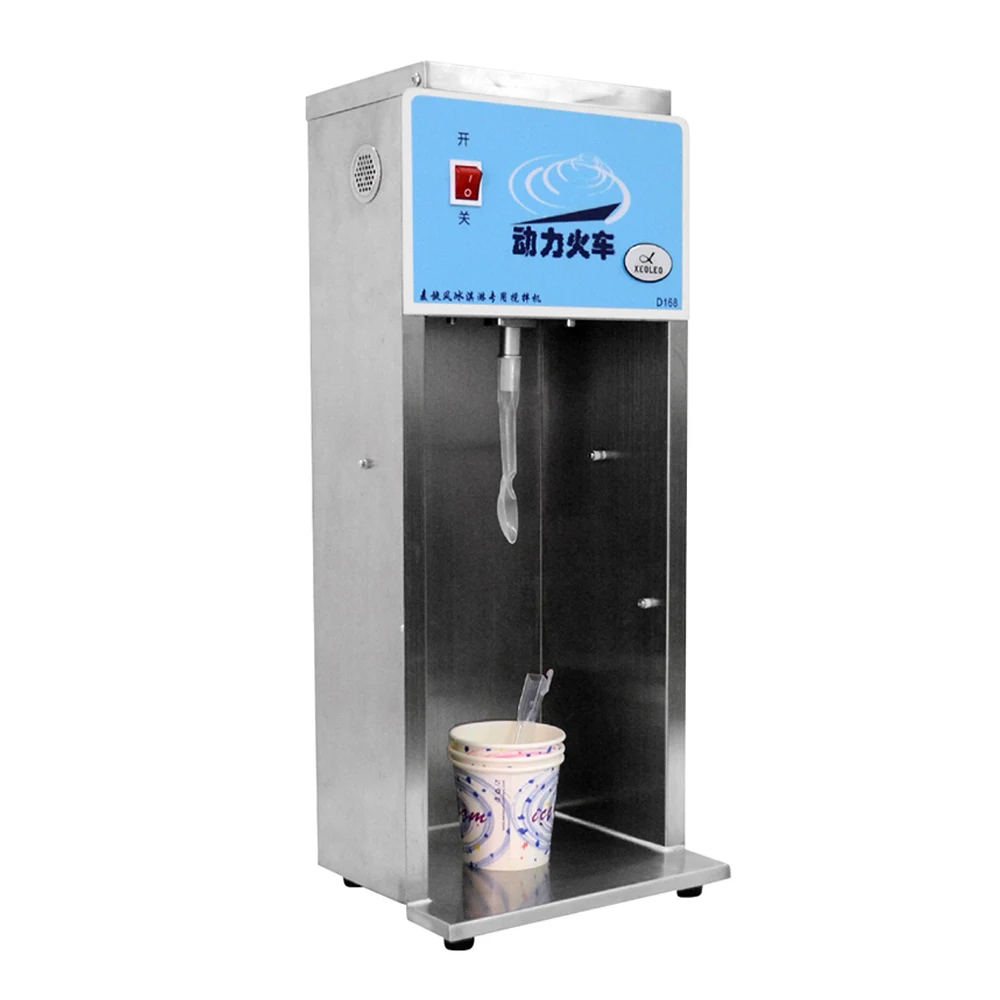 Commercial Ice Cream Maker 800W Flurry Ice Cream Blender 8000rpm MC Flurry Ice Cream Mixer Stainless Steel Milkshaker