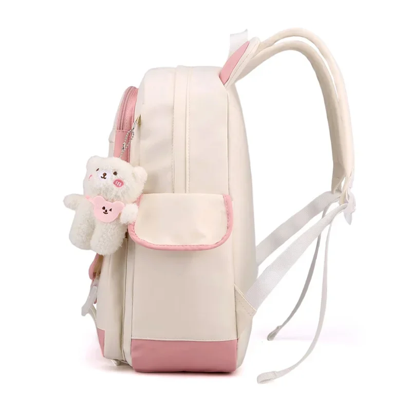 Nowe modne torby szkolne dla dzieci przenośne plecak na ramię w uczeń szkoły podstawowej plecaki podróżne Cute Girls Kawaii School Bookbag