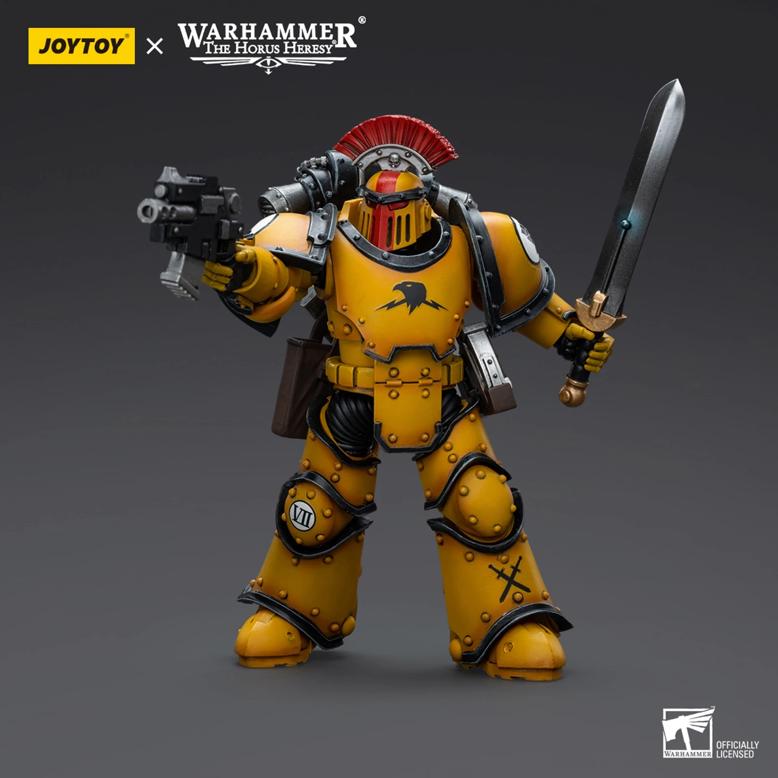 조이토이 워해머 40000 1/18 액션 피규어 12cm Imperial Fists Legion MkIII 전술 분대 장교 Despoiler Squad Sergeant