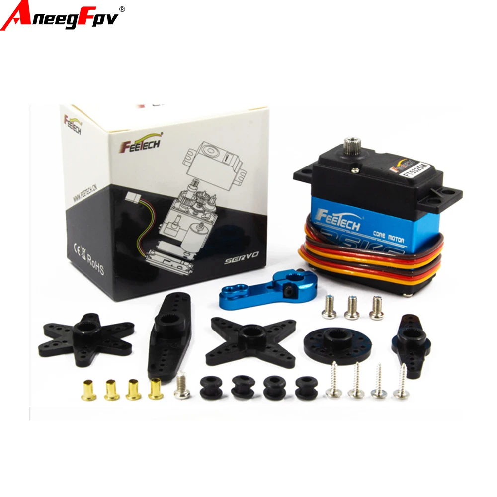 Feetech FT5325M FT5320M Waterproof Servo 25KG 20KG  High Speed Metal Gear Digital RC Baja Servo 25T Arm for 1/8 1/10 Scale Cars