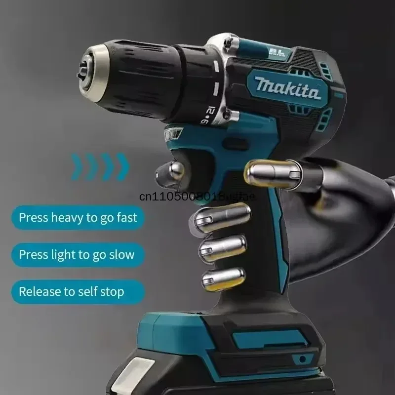 

Makita DDF487 18V Cordless Brushless Driver Drill Impact Screwdriver Rechargeable Electric Power Tool Kit for Car Repair