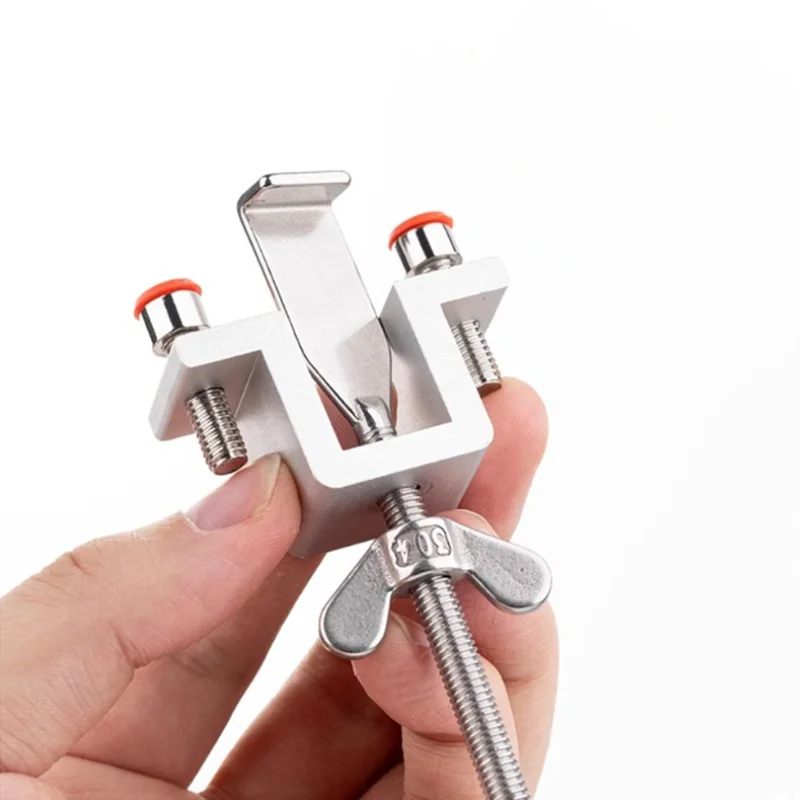 Portable Door Lock Dual Nut Adjustment Body Hotel Door Locks Door Stop Travel Anti-theft Door Stopper Safety Lock