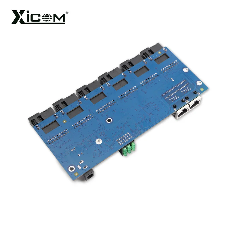 100/1000M Ethernet Optical Fiber Media Switch Converter Gigabit 6*Fiber Port 2*RJ45 Port FTTH Singlemode Switch Fibra PCBA Board