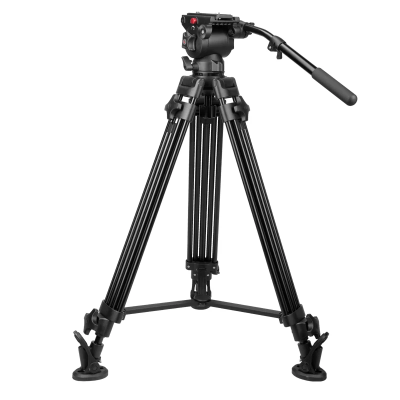 

NT-670 Heavy duty Tripod stand 3 section 360 adjustable stand foldable tripod professional DV tripod