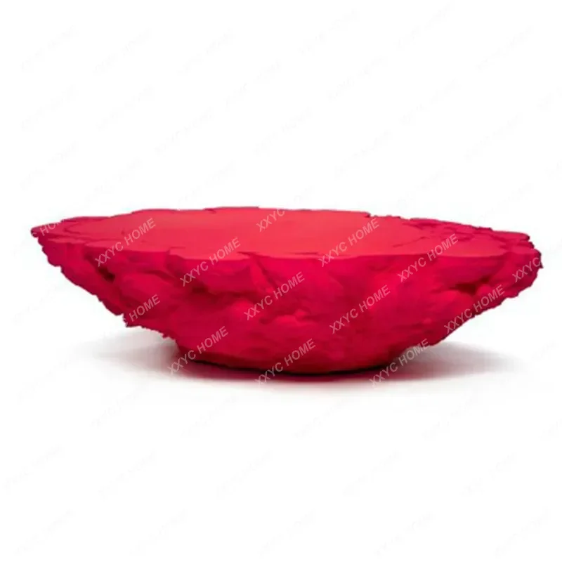 Designer imitation rock coffee table creative special-shaped model room living room fiberglass fiber reinforced plastic