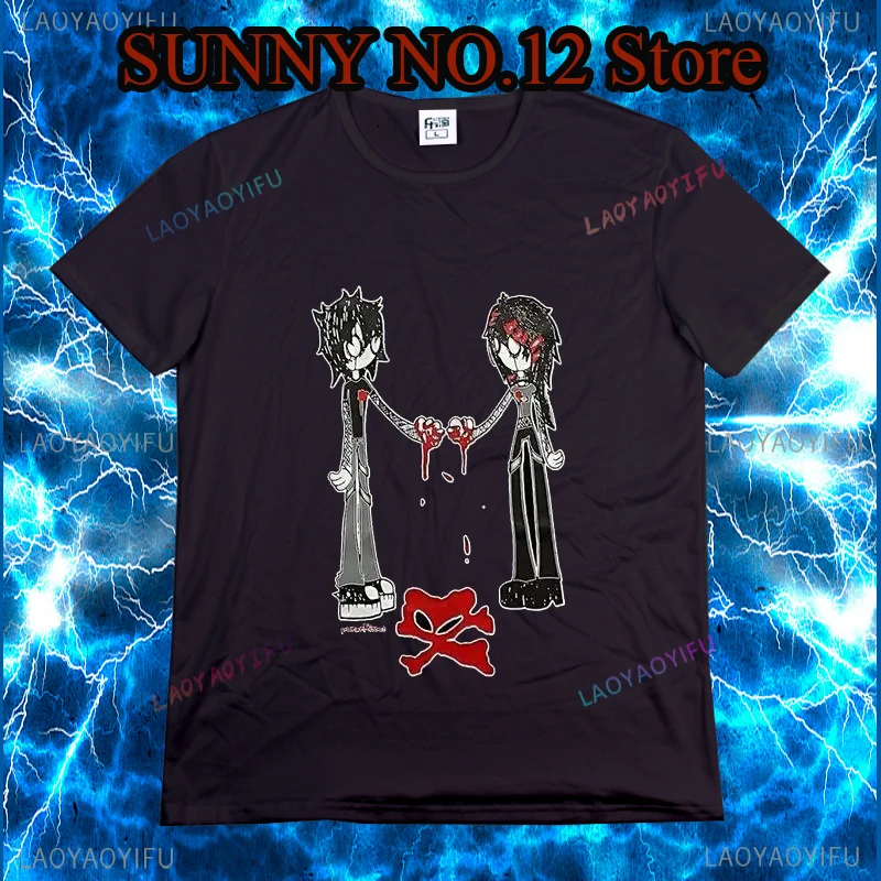 Star Girl y2k Baby Short sleeved Street Women's Punk Anime T-shirt Women's 2024 Summer Top 90s Retro Gothic emo T-shirt