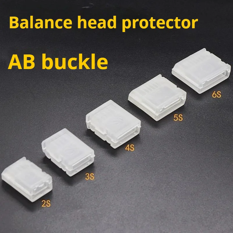 10 Pcs 2s/3s/4s/5s/6s Balance Port Ab Buckle Aviation Model Lithium Battery Balance Head Protector Ab Buckle Without Wire