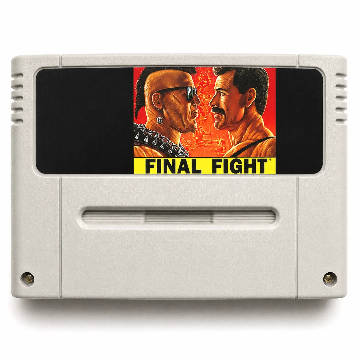 Final Fight 16-Bitowa Retro Reprodukcja Kasety Arcade Action Street Brawler Wersja PAL z Opcją Pudełka Detalicznego (CIB) — zdjęcie produktu 4