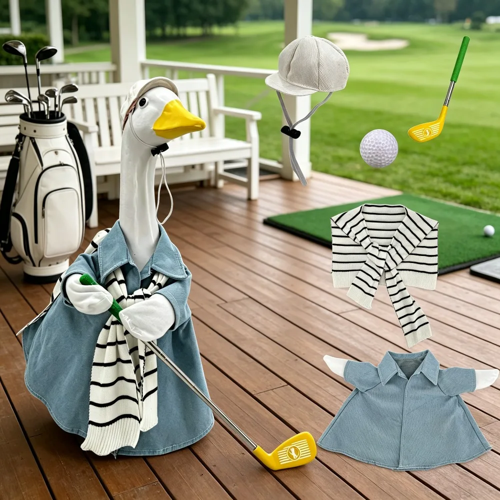 Costume Set Outdoor Courtyard Garden Holiday Dress Up Accessories Props Event And Party Supplies Goose Statue Not Included