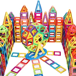 30-168pcs Magnetic Blocks Magnetic Designer Construction Set Educational Building Blocks Magnet Toys for Children Gifts