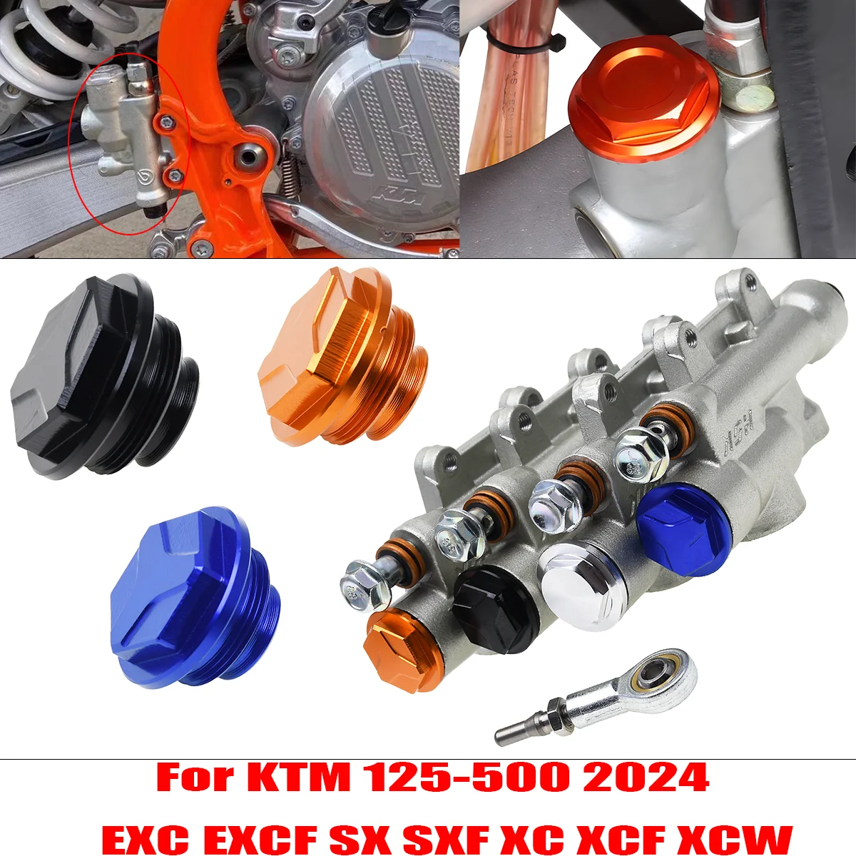 

Rear Brake Master Cylinder Pump Motorcycle Accessories For KTM SX XC EXC XCW SX-F XC-F EXC-F XCF-W TPI 125-500