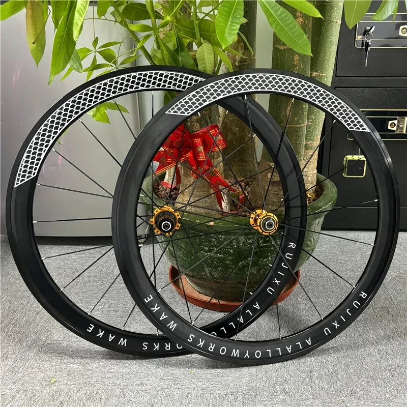 RUJIXU Road Bicycle Wheel V brake disc brake 700C 23C 25C 28C Road Bike Wheelset Aluminum Alloy 700C Bicycle Wheel Rim