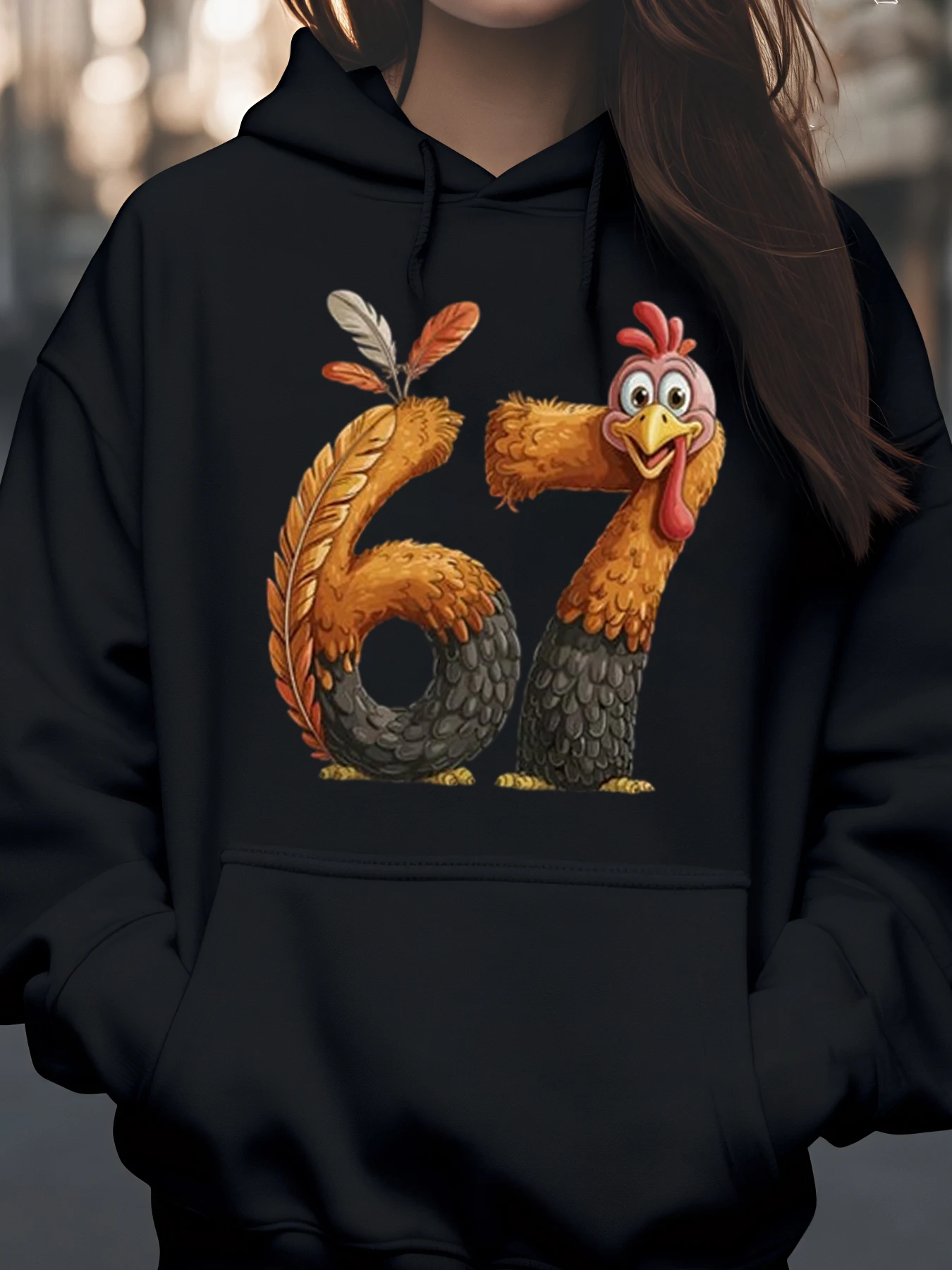 

Толстовка с капюшоном на День Благодарения и принтом индейки, номер 67, повседневная одежда для женщин и мужчин