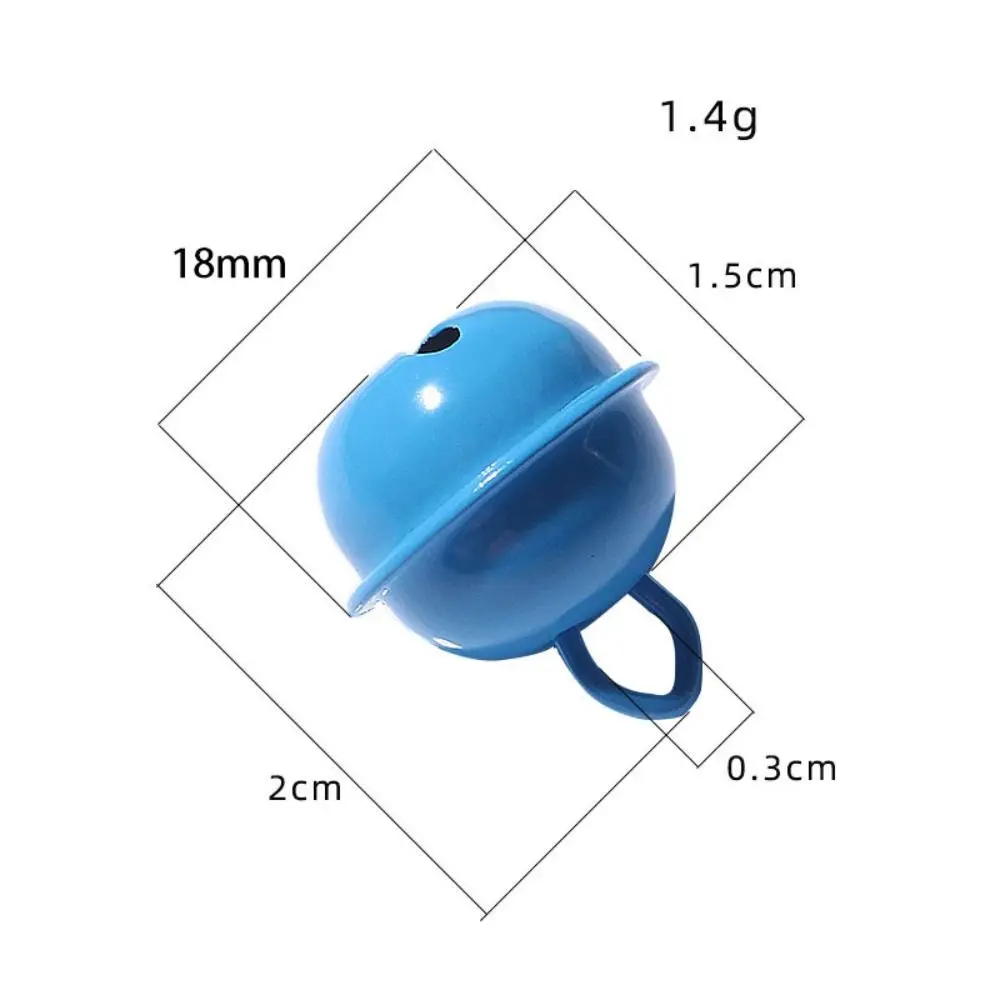 

5pcs 18mm Jingle Bells Metal Beads Candy Color Bell Colorful Bell Keyring Pendant Jingle Bells Metal Bell