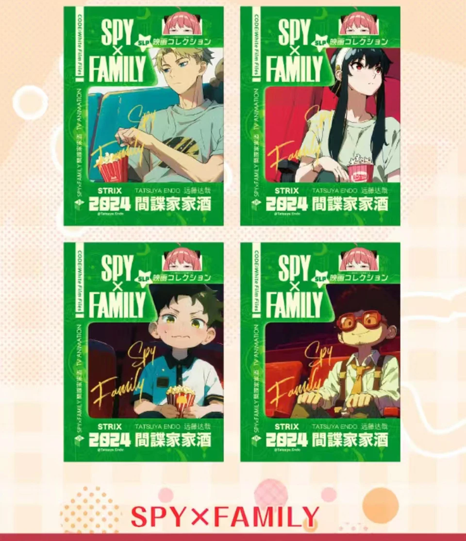 Official genuine SPY × FAMILY series exquisite cards for anime enthusiasts, holiday collections, toy cards, gifts, original box