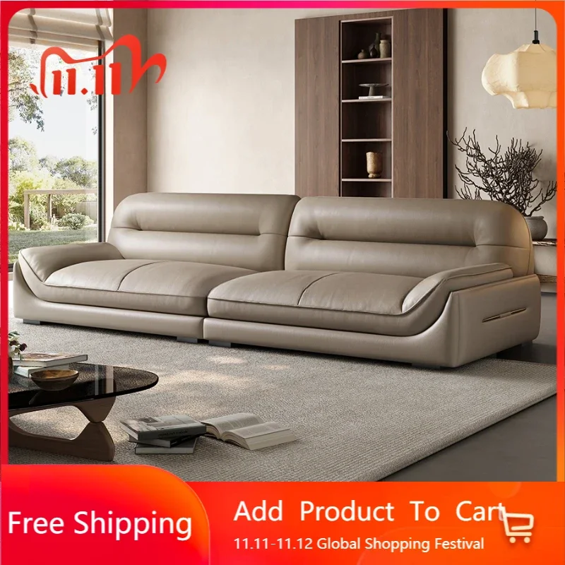 

Postmodern Leather Filler Sofa Living Room Luxury Italian Nordic Lazy Couch Recliner Lounge Salon Divano Postmodern Furniture