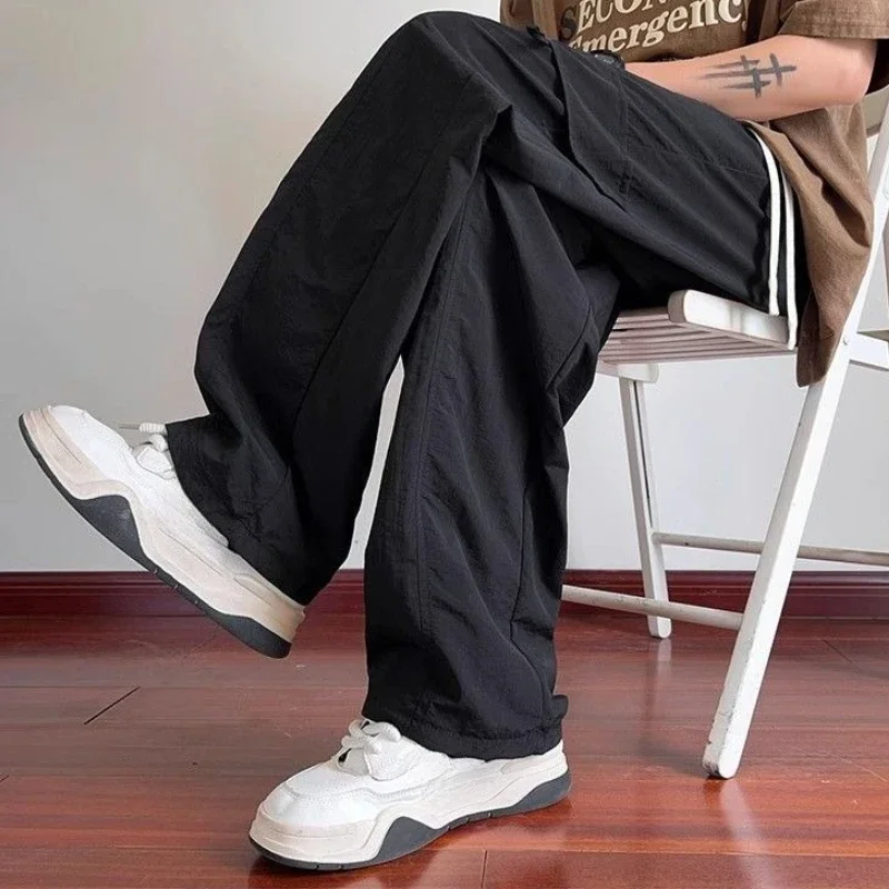 トレッキングメンズカーゴパンツワークウェア無地コットンレギュラーフィット新ナイロン最安値格安テックウェア原宿スラックス男性ズボン