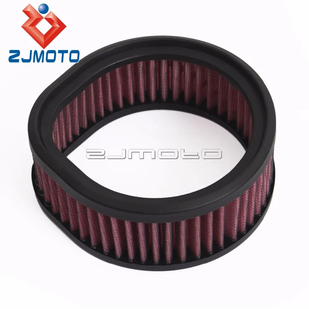 New Motorcycle Air Filter For Harley  Models with S&S Super E and G Reusable Air Filter Red 1011-0315 Cleaner Replacement Parts