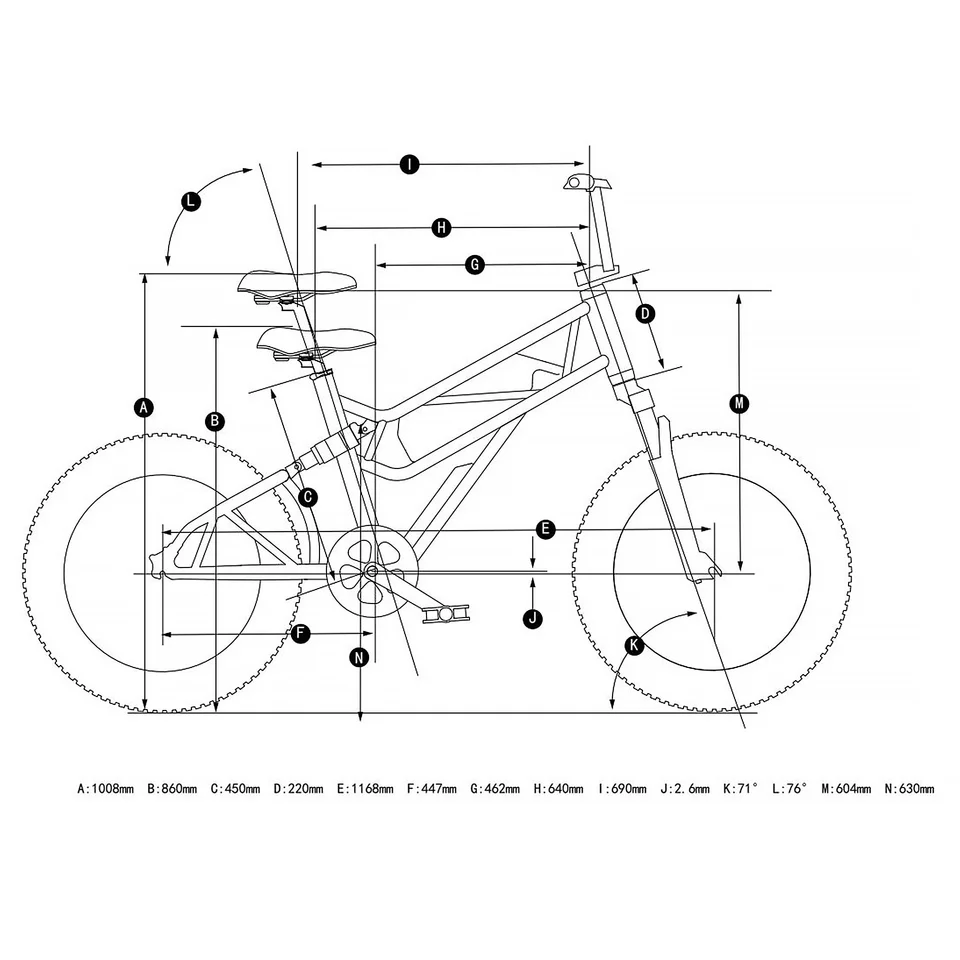 High Quality 20 Inch Aluminum Alloy Full Suspension Electric Bicycle Frame With 190mm Bike Dropout image 4