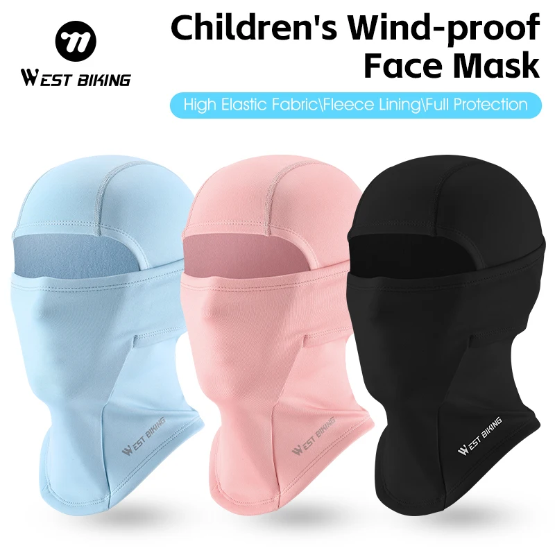 WEST BIKING Children's Balaclava Winter Warm Balaclava Windproof Face Mask Ski Mask Balaclava for Boys Girls One Size