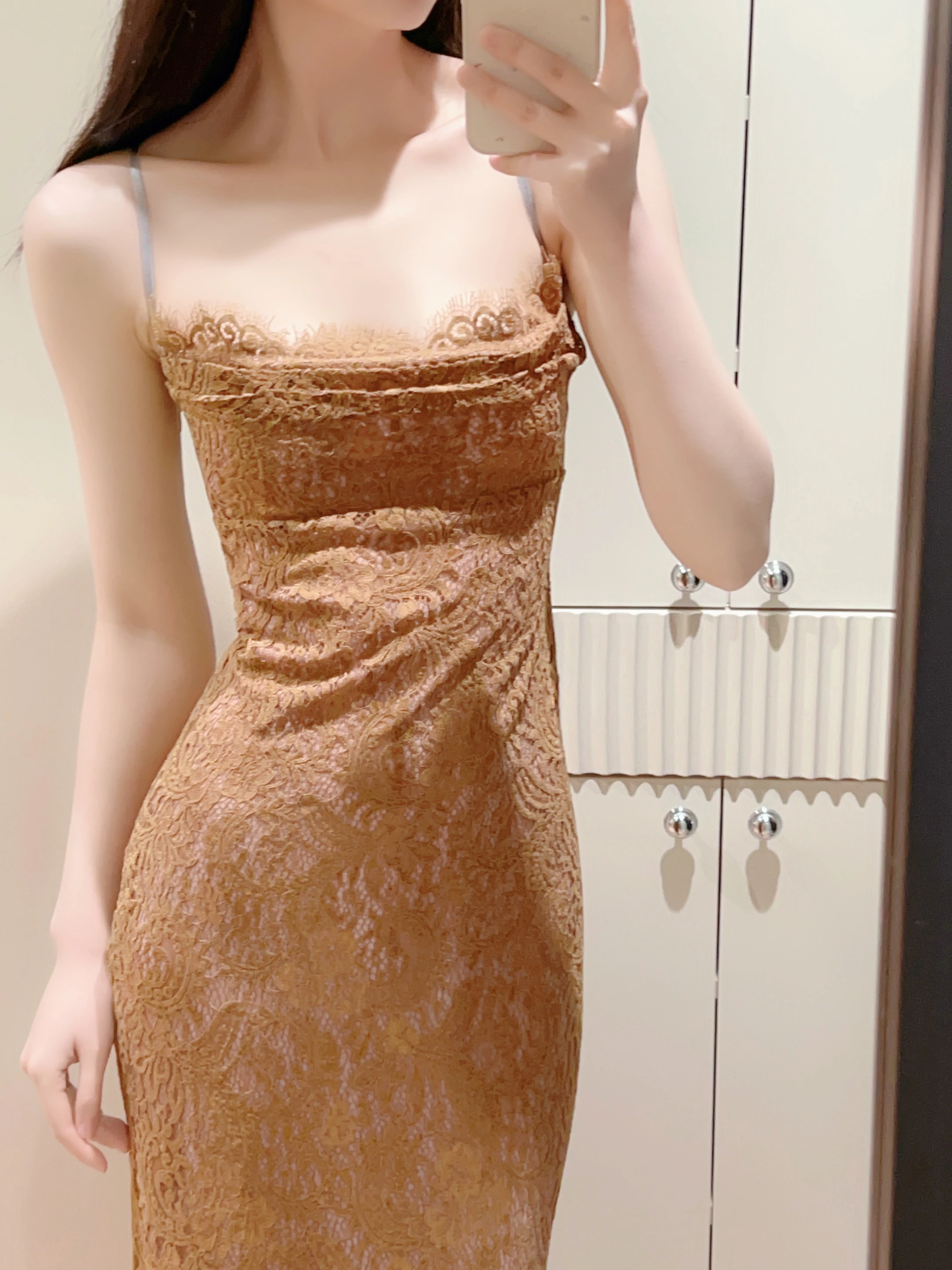 

Венецианское винтажное кружевное платье Dr Yellow Slimming Elastici Sundr для женщин, вечернее платье, облегающий крой, повседневная одежда