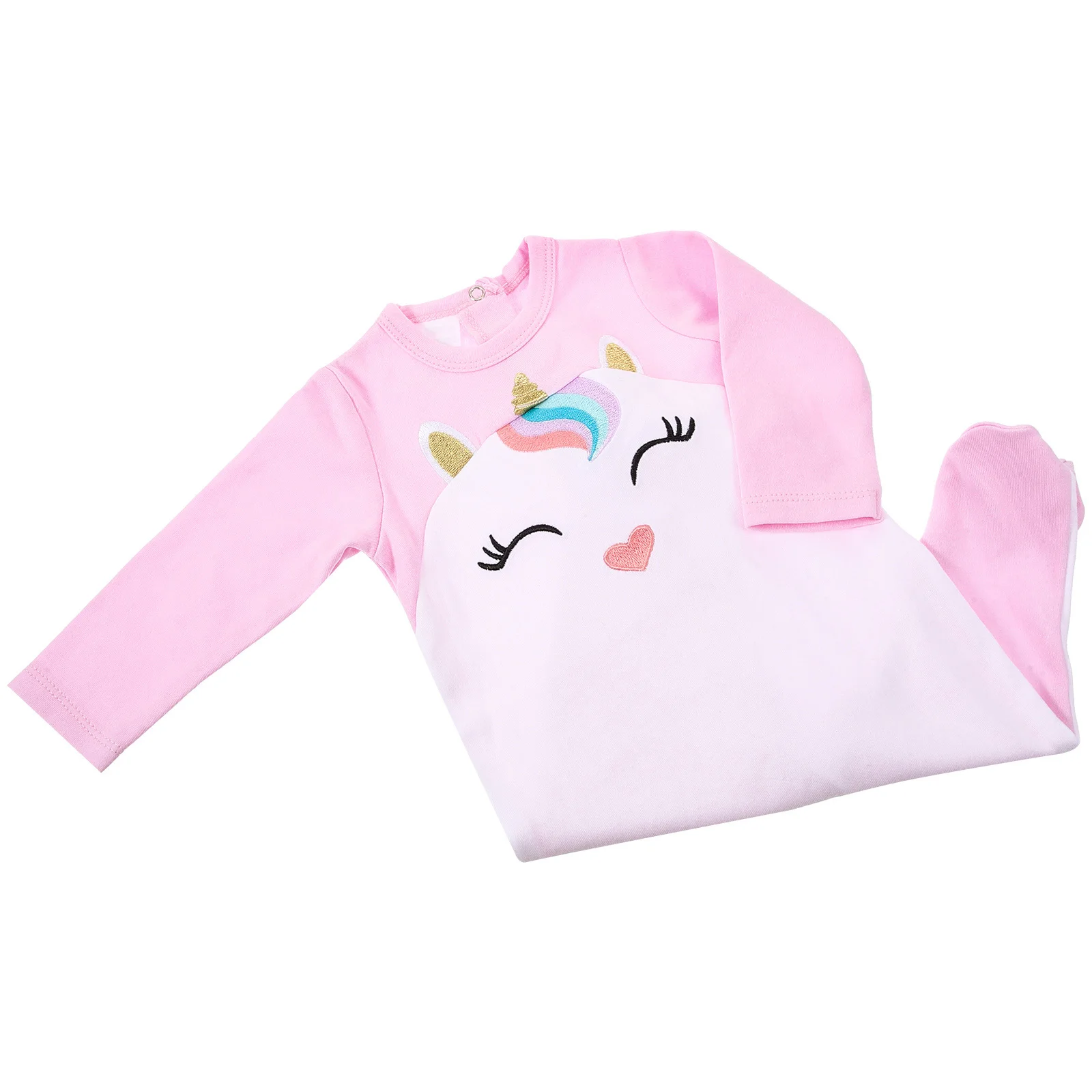 

Unicorn Pajamas Cartoon Jumpsuit Romper Footed Toddler Costume Long Sleeve Newborn 0 3 Months