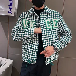 Slim Fit Trendy Jacket for Men New In Korean Reviews Many Stylish Man Coat Original Brands Clothing Fashion 2025 High Quality