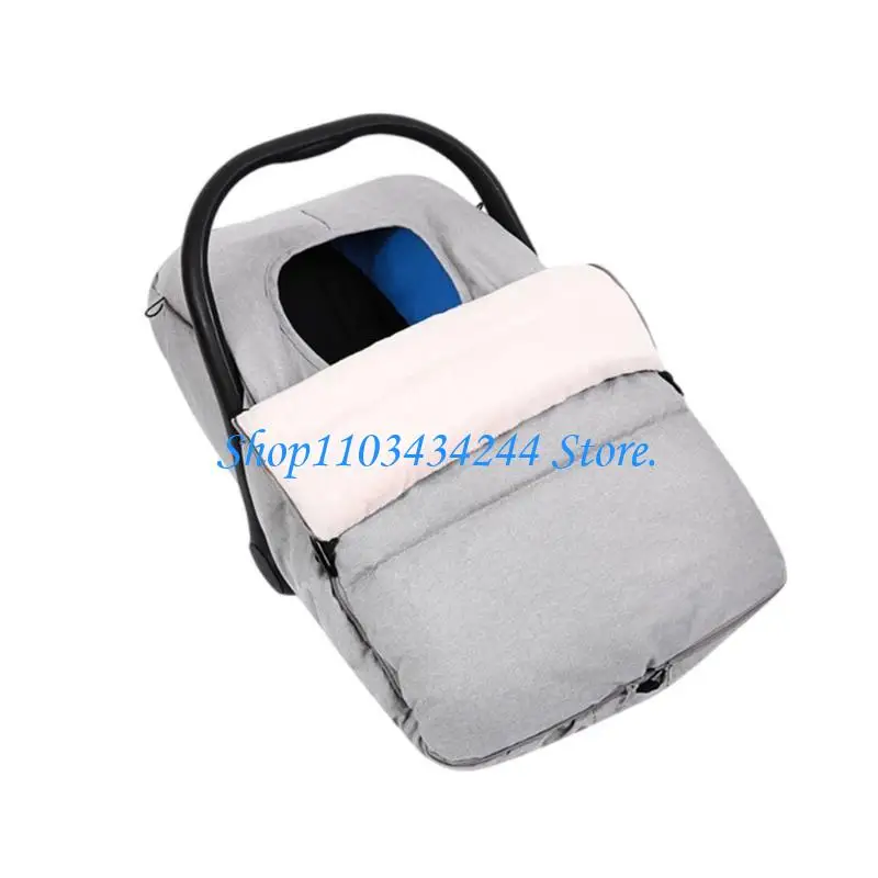  Infant Car Seats Canopy Case Protectors with Soft Fleece Lining, Provide Warmth and Wind Protections for Baby