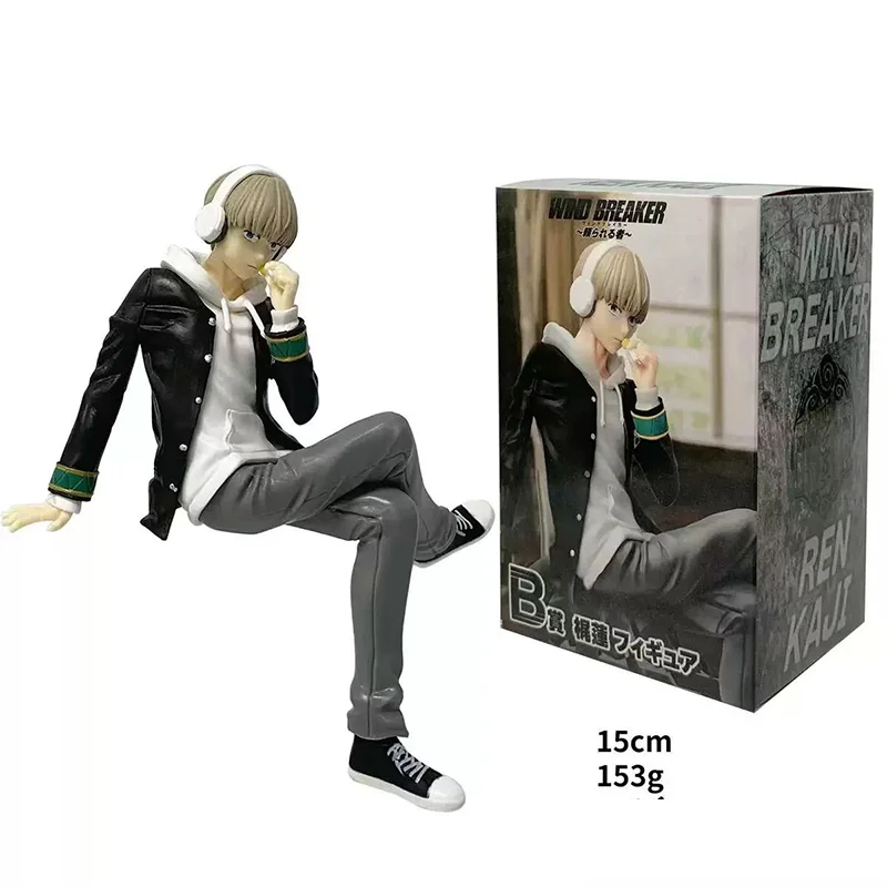 Sakura15CM أنيمي قواطع الرياح هاروكا الشكل كاجي رن المعكرونة سدادة الشكل يجلس لعبة مجسمة هدية دمية عمل الشكل