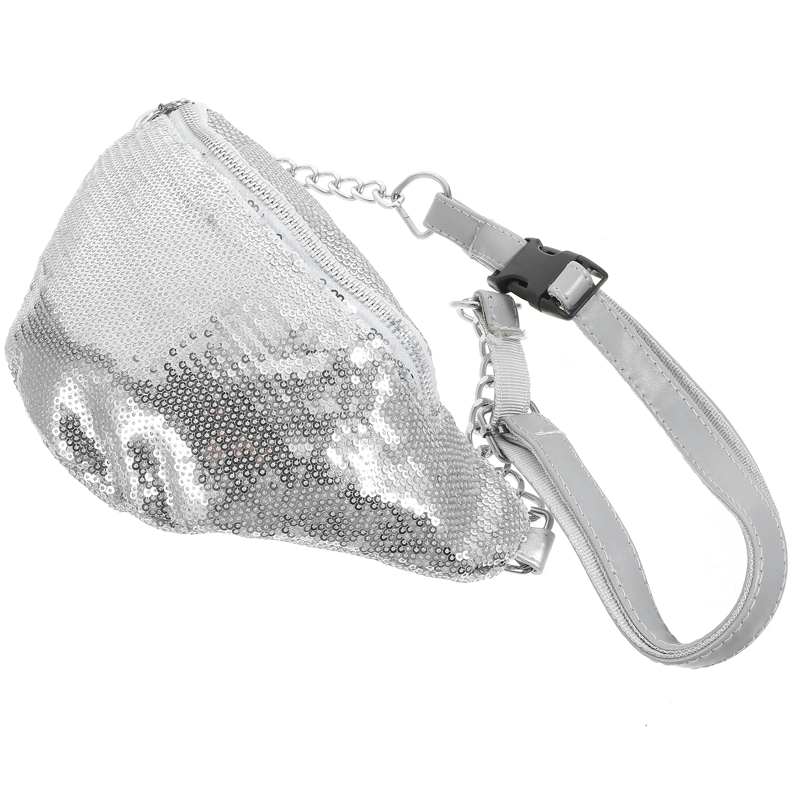 Sequin Waist Pack Stylish Phone Crossbody Travel Sequins Chest Pack Outdoor Fashion Chest Packs Small Fanny Bag Exquisite