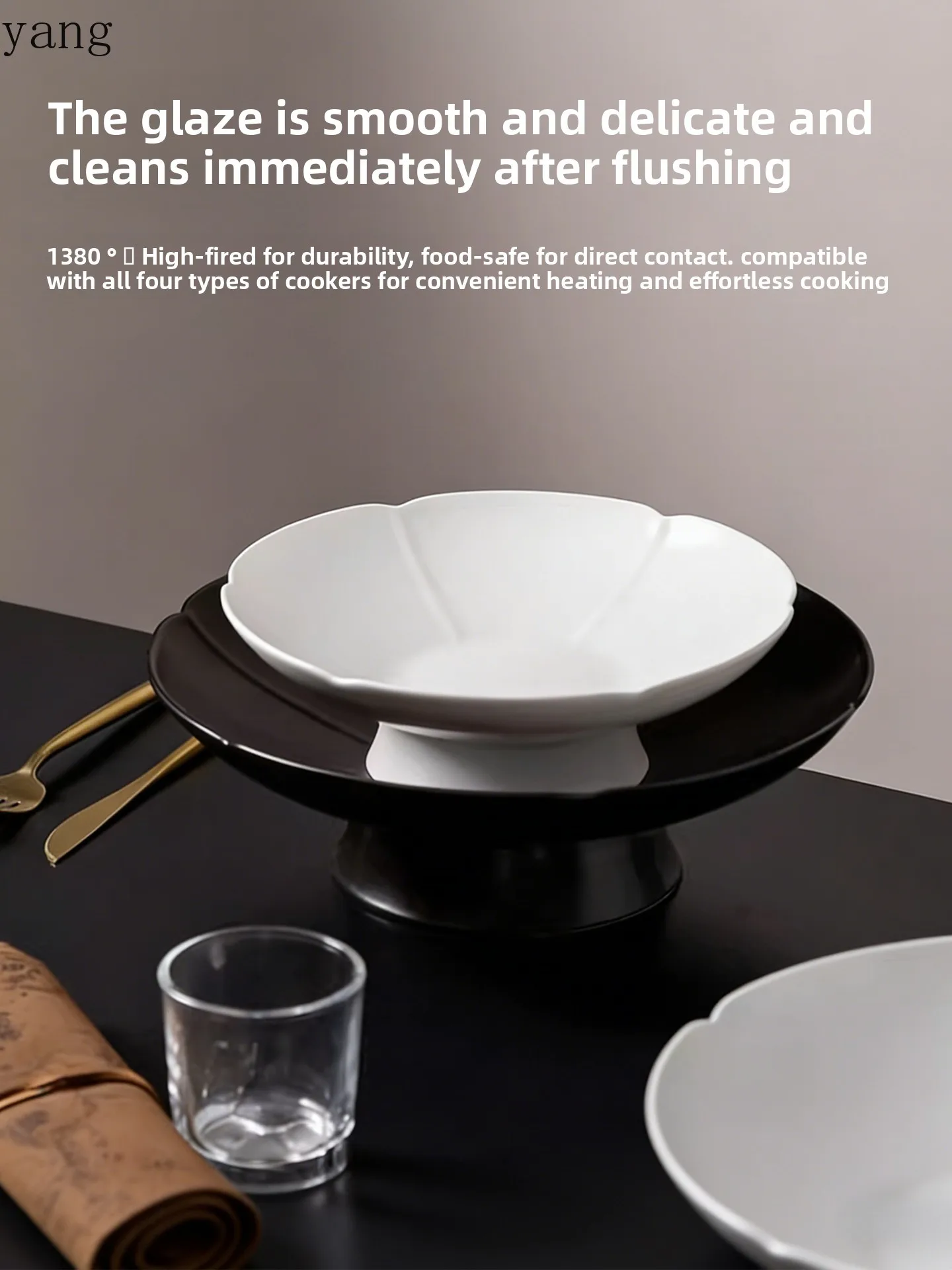LMM ceramic coarse pottery plate vegetable plate tableware desktop snack storage plate