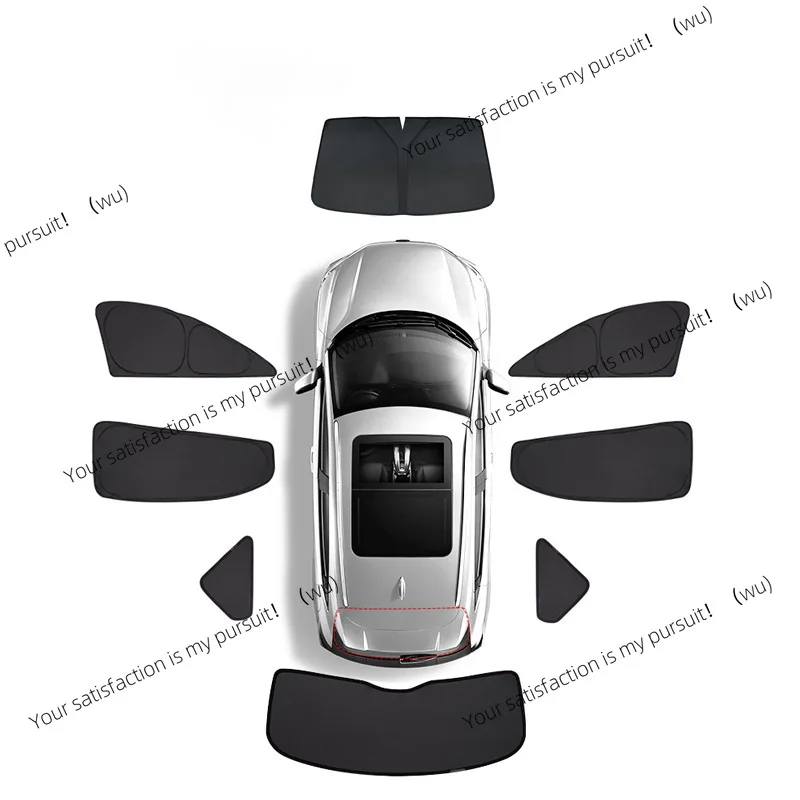 Applicable to polar krypton 001/009X privacy sunshade full cover car curtain sun protection and heat insulation camping artifact