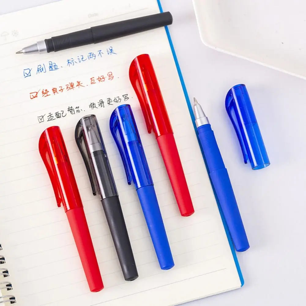 

High-grade Pocket Neutral Pen Signature Pen Plastic Simple Stationery Portable Student Daily Writing Ballpoint Pen
