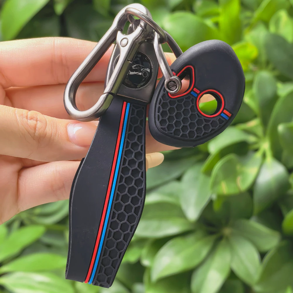 Motorcycle Key Cover For BMW F650G F800G S1000RR R1200 R/RT/GS K1200 S/R/GK K1300 1600GT K1600GTL Silicone Keychain