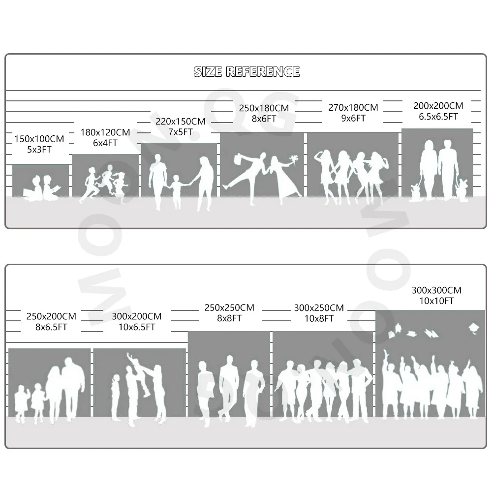 MOON.QG-Feliz Natal Banner Backdrop, Céu De Neve Azul, Decoração Do Partido Do Bebê, Fundo Verde Pinheiro Bola De Floco De Neve, Photo Booth