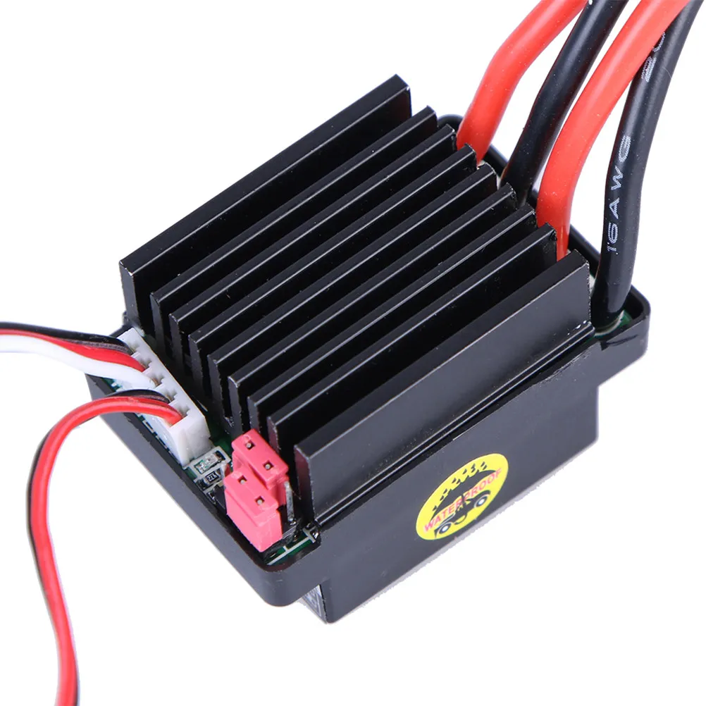 320A Brushed Esc Compact Controller Bidirectional for Rc Car Truck Boat High Frequency Drive System Low Heat Protection