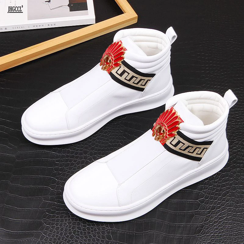 

Men's casual shoes Flat loafers New high top sports driving party everyday shoes A5