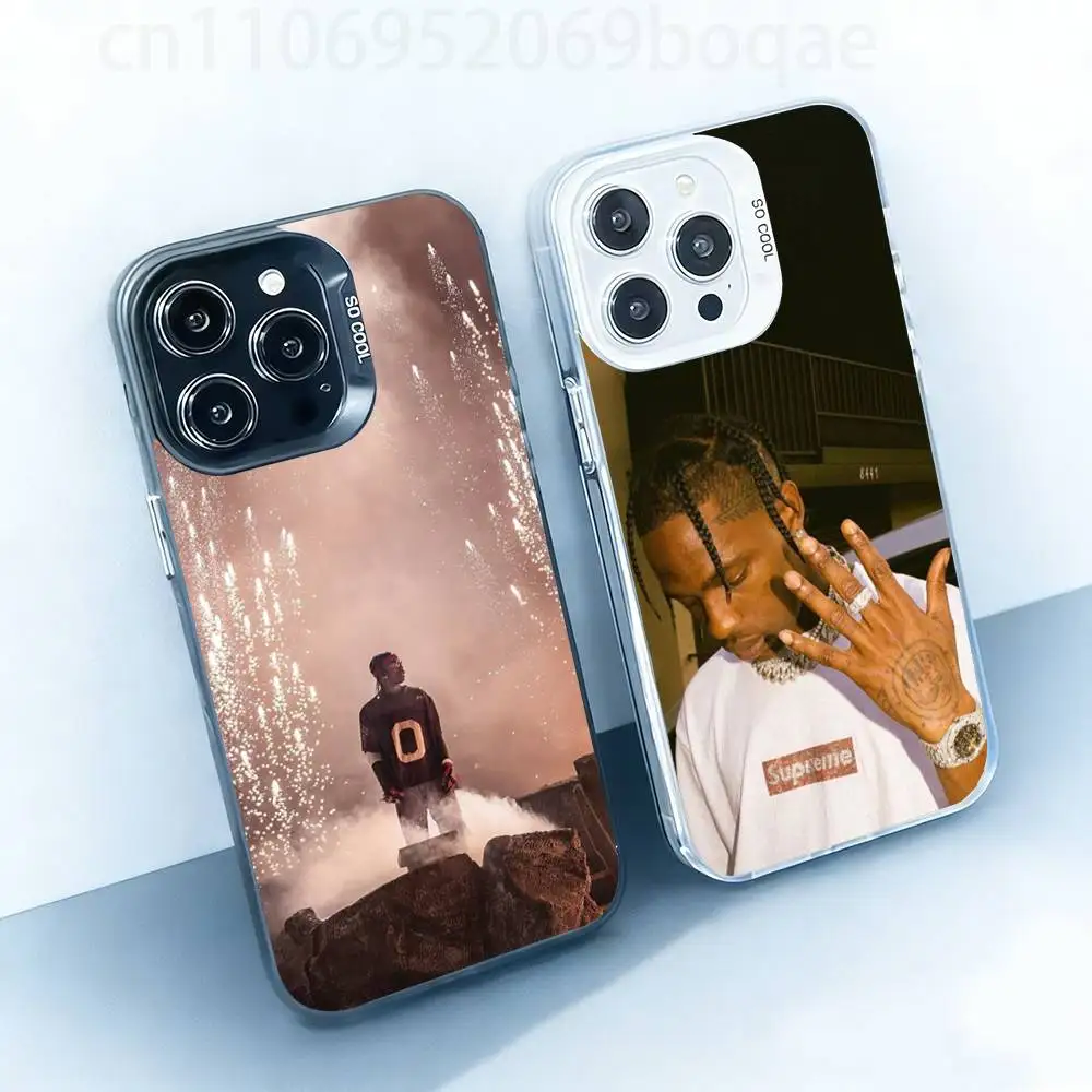 

T-Travis S-ScottS Singer Case for iPhone17 16 15 14 13 12 11 Pro Max Plus Air 16E X XR XS Max Hard Shockproof Bumper Cover