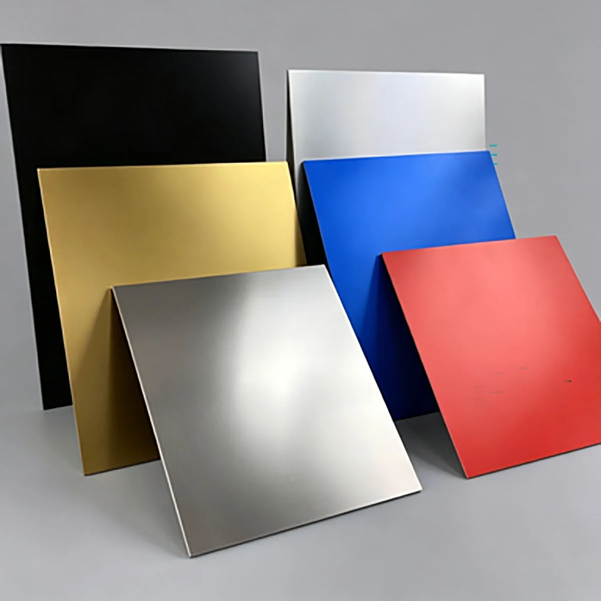 5052 Alloy Aluminum Blank Sheet 0.5/0.8/1.0/1.5/2.0mm Thick, 7‑Color Anodized Aluminium Plate For Engraved Marking