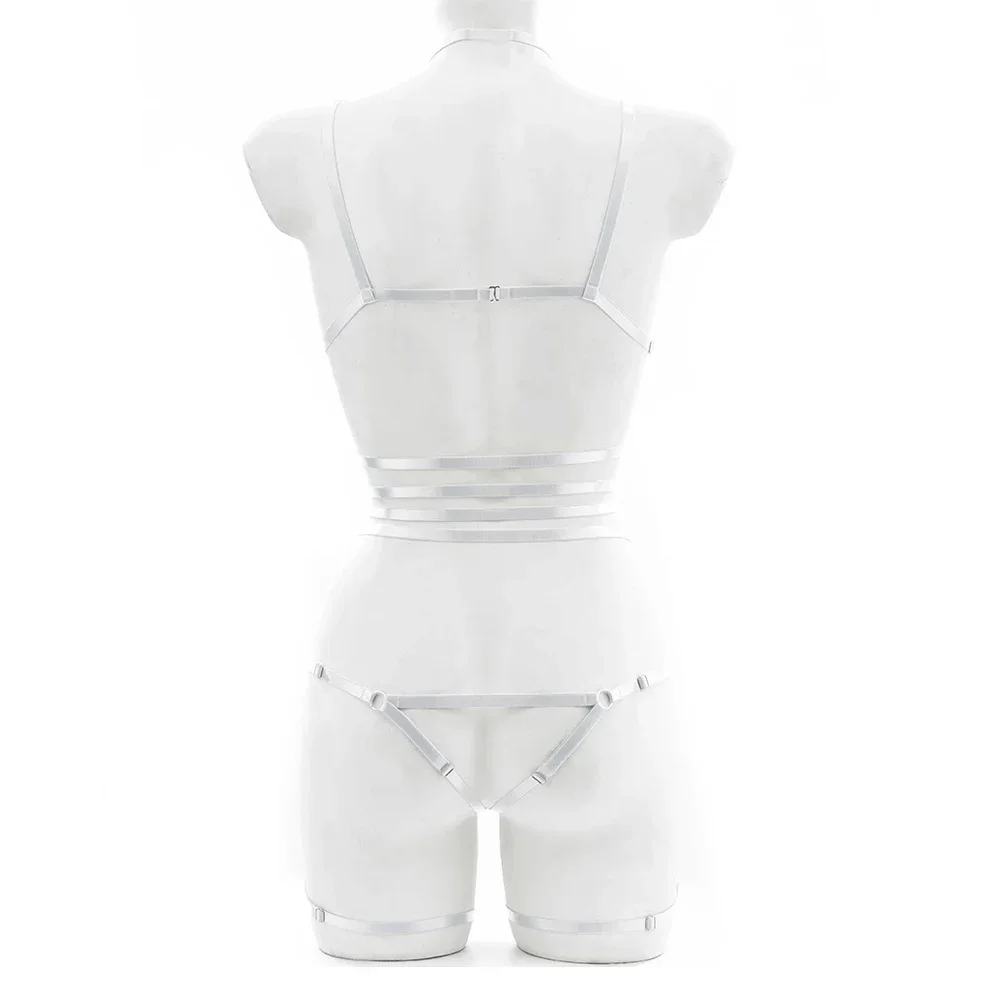 

Womens Bodysuits Womens Jumpsuit High Elasticity Lingerie Multicolor Harness Polyester Regular Wear Comfortable